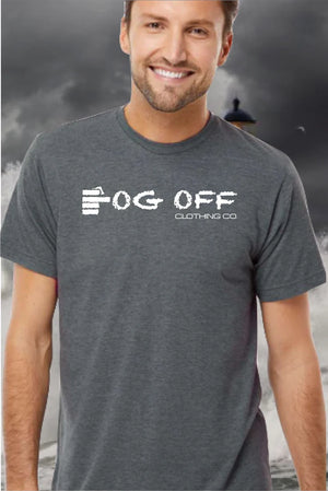 Open image in slideshow, Fog Off Finger Logo T-Shirt
