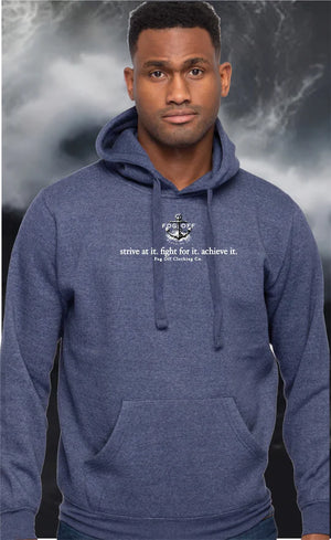 Open image in slideshow, Fog Off Strive For It Logo Hoodie
