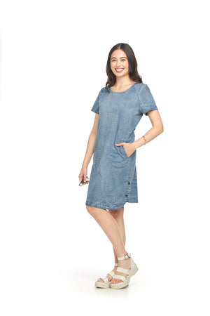 Open image in slideshow, Papillon Denim Dress
