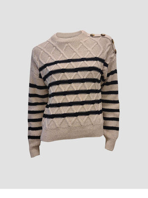 Open image in slideshow, Point Zero Nautical Sweater
